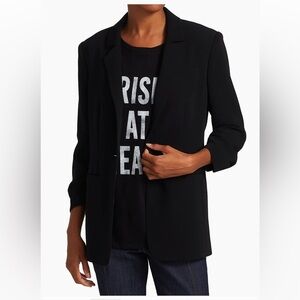 New Cinq A Sept Khloe Crepe Ruched Blazer